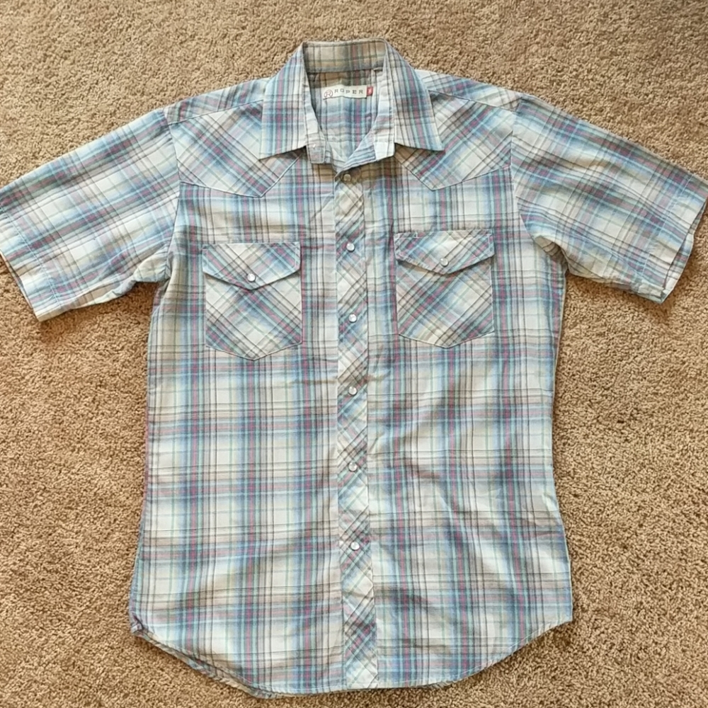 Roper Western Short Sleeve Button Down